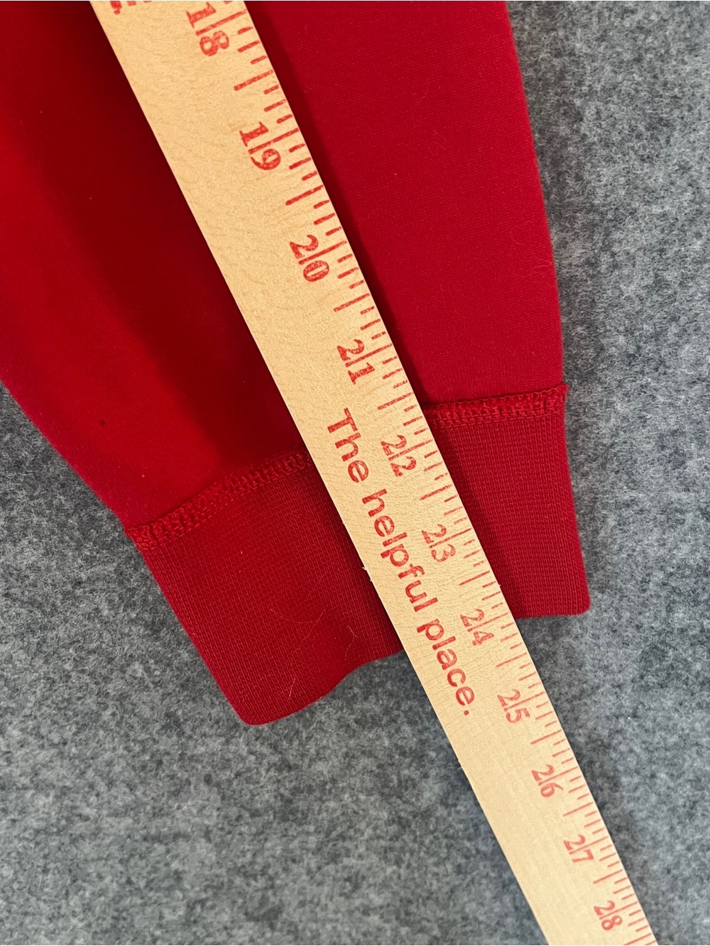 POLO RALPH LAUREN Womens Red Sweatshirt Big Textured Pony Logo Crewneck Medium - Picture 11 of 13